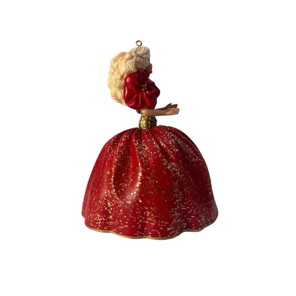 Vintage 1993 Barbie Hallmark Keepsake Ornament Holiday Barbie in Box #1 - Picture 5 of 12